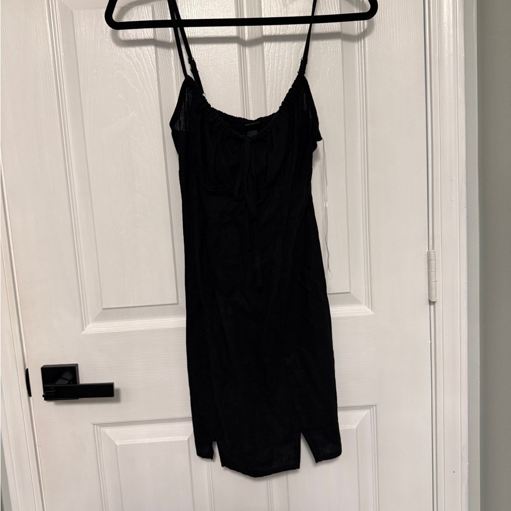 Wild Fable Black Cap Sleeve Dress